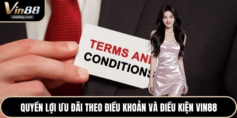 Quyền lợi ưu đãi theo điều khoản và điều kiện Vin88